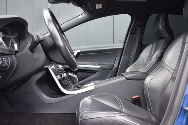 Volvo V60 2.0 T4 190pk Automaat R-Design Business Sport Bi-Xenon | Zwart Leder | Schuif/Kanteldak | Full Map Navi | Standkachel | Dealer Onderhouden!!
