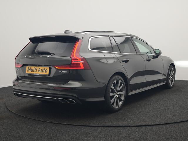 Volvo V60 T8 Twin Engine AWD Inscription PHEV 390pk | Panodak | Lederen Sportstoelen & Stuur Verwarmd | Apple Carplay | Navigatie | Cruise Control | Virtual | Achterbank Verwarmd | 18"L.M | Plug In Hybrid |