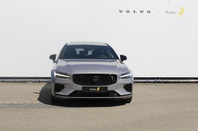 Volvo V60 T6 350PK Automaat Plug-in hybrid AWD Ultra Dark Adaptieve Cruise Control / Head-up display / Panoramisch schuif-kanteldak / Harman Kardon Audio / Blis / Google infotainment