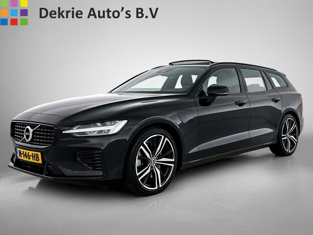 Volvo V60 T8 Hybride SOH 94% AWD R-Design / Panoramadak / Leder / Navigatie / Adap. Cruise / Pdc.V+A / Stuur- Stoelverwarming / Apk 01-2028
