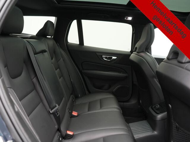 Volvo V60 T6 Recharge AWD R-Design PHEV 340pk Dealer O.H | Trekhaak Af Fabriek | Panodak | Harman / Kardon | Lederen Sportstoelen Memory & Ventilatie | Camera | Keyless | Stuur & Stoelen Verwarmd | Apple Carplay | Virtual | Navigatie | Cruise Control | DAB+ | 18" L