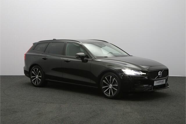 Volvo V60 2.0 T6 350 PK Plug-in hybrid AWD Plus Dark Long Range, Trekhaak, Camera, Winterpakket, Leder, Memory