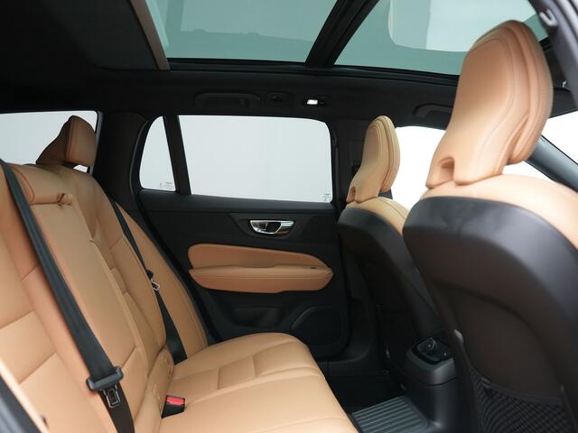 Volvo V60 T6 AWD Plus Bright LONG RANGE PHEV 350pk Dealer O.H. | Trekhaak Af Fabriek | Panodak | Adaptive Cruise | 360 Camera | Lederen Sportstoelen Ventilatie & Memory | Keyless | Blis | Apple Carplay | Stoelen & Stuur Verwarmd | Google Assistent | DAB | Plug In