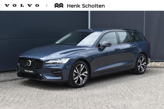 Volvo V60 2.0 B4 Plus Dark | Semi Elek. inklapbare trekhaak | Stoel-stuurwiel verwarming | Adaptieve cruise Controle met pilot assist | Blis blind spot informatie systeem | achteruitrij camera |