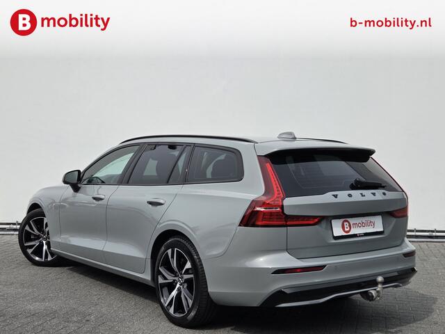 Volvo V60 2.0 B4 Plus Dark 197Pk! Automaat * Vapour Grey | Trekhaak 1.800KG | Adaptive Cruise Control Memory stoelen | Achteruitrijcamera | Apple CarPlay | Stoel/Stuur verwarming