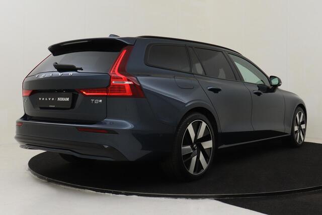 Volvo V60 T8 PLUG-IN HYBRID AWD ULTRA DARK *FULL OPTIONS!* -PANO.DAK|BOWERS&WILKINS|GEVENT.LEDER+MASSAGE|360°CAM|HEAD-UP DISP.|19"|SoH:100%