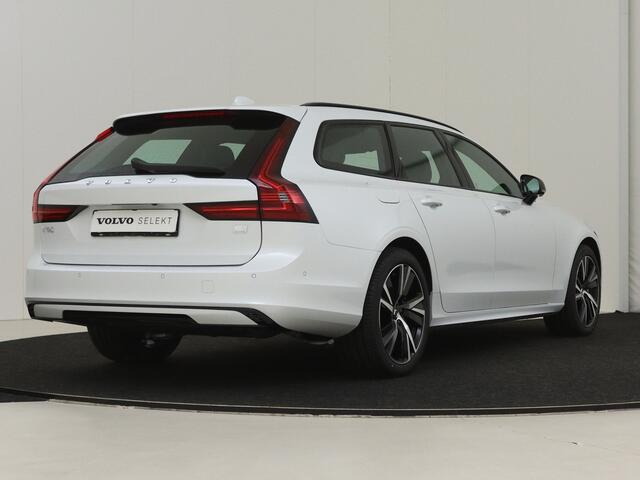 Volvo V90 T6 Recharge 350PK AWD Ultimate Dark | Bowers & Wilkins | Luchtvering | Trekhaak | 360° Camera |