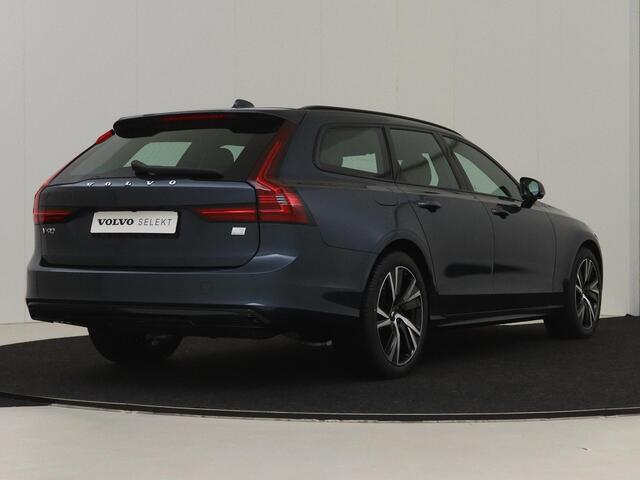 Volvo V90 2.0 T6 Recharge AWD Ultimate Dark kinderzitjes bowers & wilkins 360 camera schuifdak trekhaak