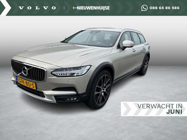 Volvo V90 Cross Country 2.0 T5 Pro | Luchtvering | Bowers & Wilkins | Trekhaak | Panorama-Schuifdak | Stoelverwarming + ventilatie | 360º Camera | Keyless entry | Volvo On Call |