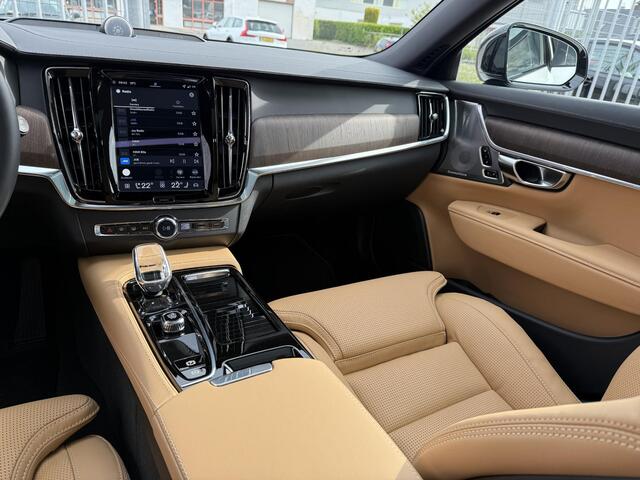 Volvo V90 2.0 T8 Plug-in hybrid AWD Ultra Executive Edition | Bowers & Wilkins | Luchtvering | Alarm | Gelaagd glas | Massage | Stoel koeling + verwarming | VOL