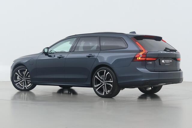Volvo V90 T6 Plug-in hybrid Ultra Dark | Luchtvering Achter | 360° Camera | 20 Inch | Trekhaak | Head-Up