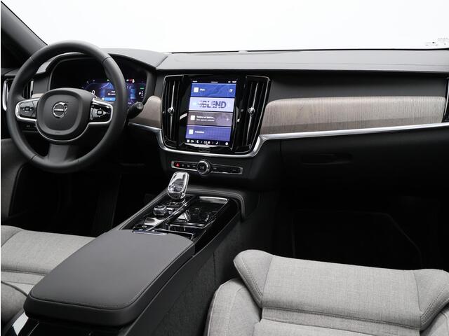 Volvo V90 T6 350PK Plug-in hybrid AWD Ultimate Dark / Long Range / Tailored Wool Contourstoelen / Luchtvering / 20" / 360gr Camera /Panoramisch Dak / Extra getint Glas