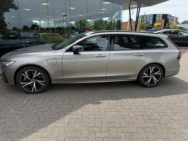 Volvo V90 2.0 T6 AWD R-Design ** Panodak ** Trekhaak ** NAP!! Rijbereik tot 87km (WLTP)