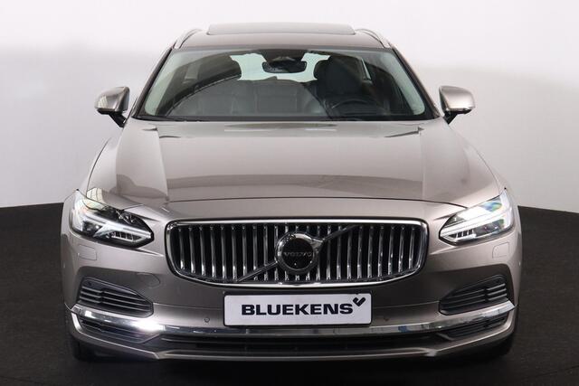 Volvo V90 T6 AWD Recharge Inscription Exclusive - Panorama/schuifdak - IntelliSafe Assist & Surround - Harman/Kardon audio - 360º Camera - Adaptieve LED koplampen - Verwarmde voorstoelen, stuur & achterbank - Head up display - Parkeersensoren voor & achter - Massag