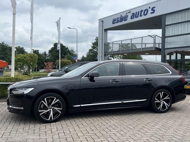 Volvo V90 2.0 T6 Recharge AWD Inscription 340 pk Navi Camera Trekhaak Pilot Assist Blis Elek Stoelen Leder Stoelverwarming 18 Inch Keyless DAB Eigenaar Plug-in Hybride