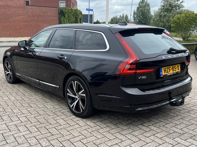 Volvo V90 2.0 T6 Recharge AWD Inscription 340 pk Navi Camera Trekhaak Pilot Assist Blis Elek Stoelen Leder Stoelverwarming 18 Inch Keyless DAB Eigenaar Plug-in Hybride