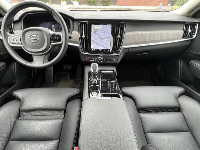 Volvo V90 2.0 T6 Recharge AWD Inscription 340 pk Navi Camera Trekhaak Pilot Assist Blis Elek Stoelen Leder Stoelverwarming 18 Inch Keyless DAB Eigenaar Plug-in Hybride