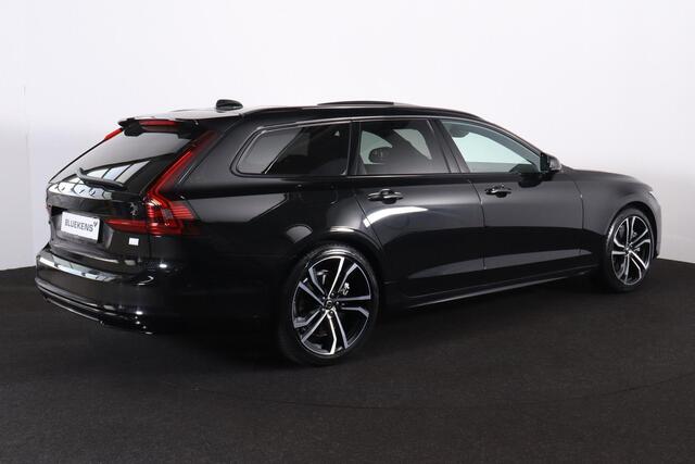 Volvo V90 T6 Recharge AWD Ultimate Dark - 360º camera - Adaptive Cruise Control - Pilot Assist - BLIS dodehoekassistentie - Harman Kardon premium audio - Elektr. verstelbare voorstoelen met geheugen - Stoelverwarming voor & achter - Verwarmbaar stuur - Zongordijnen