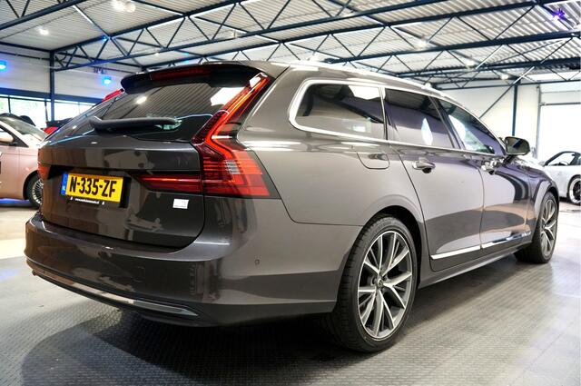Volvo V90 2.0 T6 AWD 250kW/340pk Aut8 Recharge Inscription Exclusive PANORAMADAK + HARMAN/KARDON + STOELMASSAGE + PILOT ASSIST + BLIS + STOELVERWARMING&-VENTILATIE + 360 CAMERA + MATRIX LED + KEYLESS ENTRY&GO + LANE ASSIST + PARKSENSOREN + 19" LM-VELGEN!!