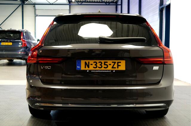 Volvo V90 2.0 T6 AWD 250kW/340pk Aut8 Recharge Inscription Exclusive PANORAMADAK + HARMAN/KARDON + STOELMASSAGE + PILOT ASSIST + BLIS + STOELVERWARMING&-VENTILATIE + 360 CAMERA + MATRIX LED + KEYLESS ENTRY&GO + LANE ASSIST + PARKSENSOREN + 19" LM-VELGEN!!