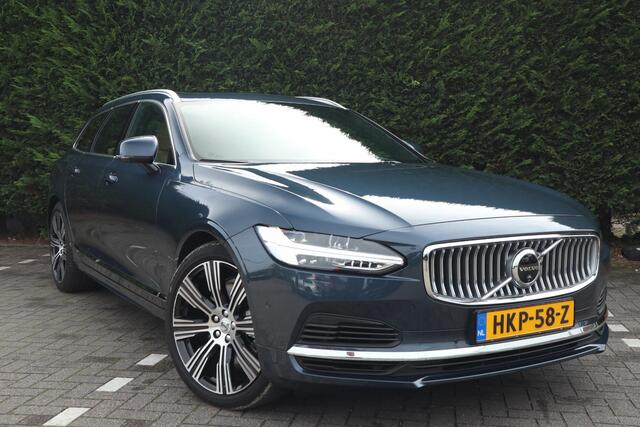 Volvo V90 2.0 T6 Plug-in hybrid AWD Ultra Bright | Luchtvering | B&W Audio | 360-camera | Head-up display | Schuif/kanteldak
