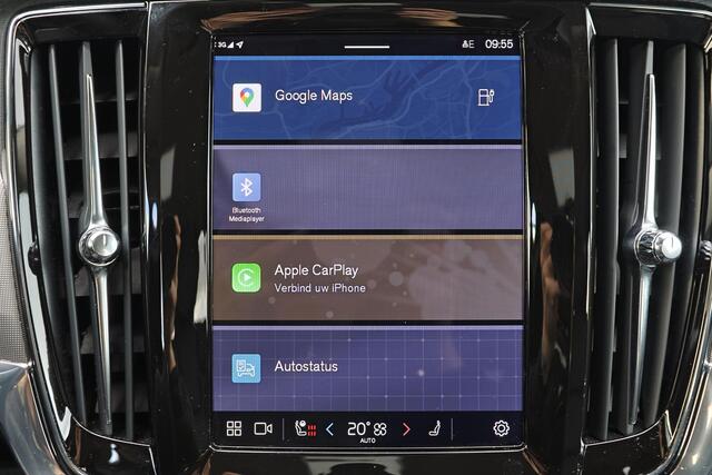 Volvo V90 T6 Recharge AWD Plus Dark - LONG RANGE - IntelliSafe Assist & Surround - 360º Camera - Harman/Kardon audio - Adaptieve LED koplampen - Verwarmde voorstoelen, stuur & achterbank - Parkeersensoren voor & achter - Elektr. bedienb. voorstoelen met geheugen -