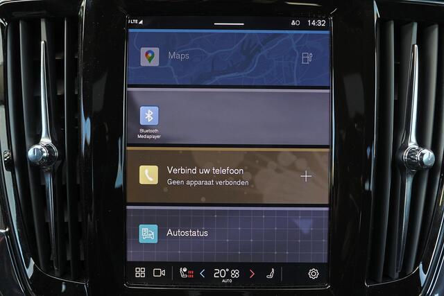 Volvo V90 T6 Recharge AWD Plus Dark - IntelliSafe Assist & Surround - 360º Camera - Harman/Kardon audio - Adaptieve LED koplampen - Verwarmde voorstoelen, stuur & achterbank - Parkeersensoren voor & achter - Elektr. bedienb. voorstoelen met geheugen - Extra getint