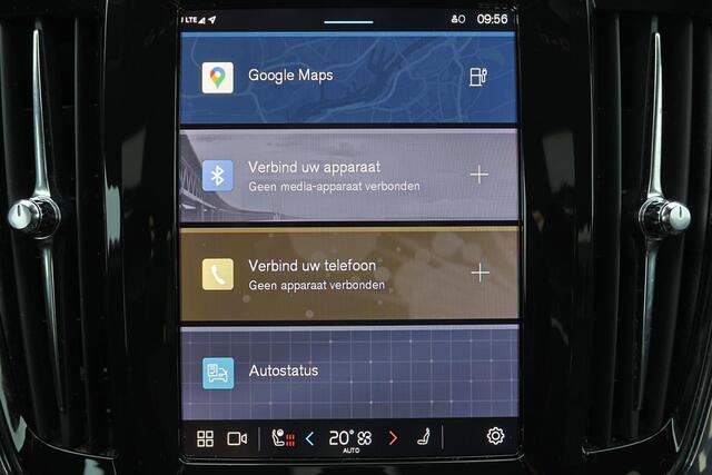 Volvo V90 T6 Recharge AWD Plus Dark - IntelliSafe Assist & Surround - 360º Camera - Harman/Kardon audio - Adaptieve LED koplampen - Verwarmde voorstoelen, stuur & achterbank - Parkeersensoren voor & achter - Elektr. bedienb. voorstoelen met geheugen - Extra getint 