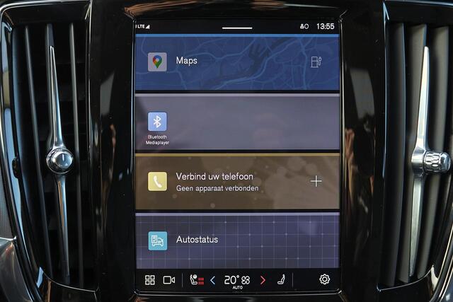 Volvo V90 T6 Recharge AWD Plus Dark - IntelliSafe Assist & Surround - 360º Camera - Harman/Kardon audio - Adaptieve LED koplampen - Verwarmde voorstoelen, stuur & achterbank - Parkeersensoren voor & achter - Elektr. bedienb. voorstoelen met geheugen - Extra getint 