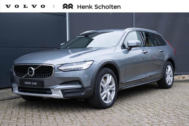 Volvo V90 Cross Country 2.0 T5 AWD Panoramisch schuif-kantel dak | Polestar Engineered Optimalisatie | Klasse III Alarm | Verwarmbare voorstoelen | Parkeerverwarming | Achterbank en Stuurwiel verwarming | Grafisch Head-Up-Display | Parkeer Camera |