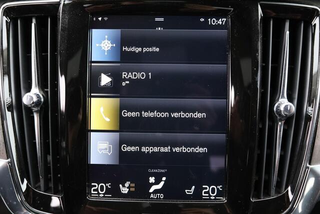 Volvo V90 T6 AWD Inscription - IntelliSafe Assist & Surround - Harman/Kardon audio - Adaptieve LED koplampen - Parkeercamera achter - Verwarmde voorstoelen, stuur & achterbank - Parkeersensoren voor & achter - Elektr. bedienb. voorstoelen met geheugen - Standkachel