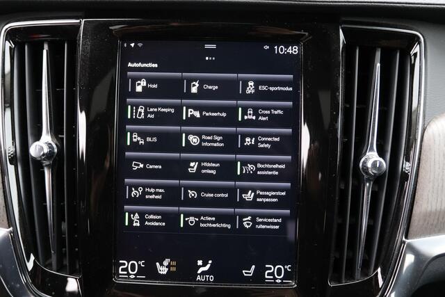 Volvo V90 T6 AWD Inscription - IntelliSafe Assist & Surround - Harman/Kardon audio - Adaptieve LED koplampen - Parkeercamera achter - Verwarmde voorstoelen, stuur & achterbank - Parkeersensoren voor & achter - Elektr. bedienb. voorstoelen met geheugen - Standkachel