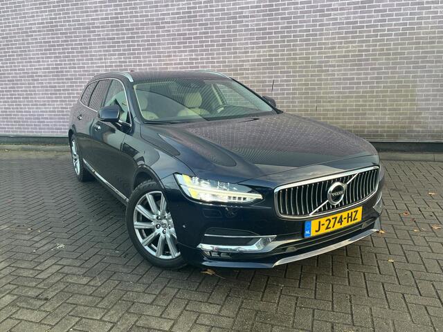 Volvo V90 2.0 T6 AWD Inscription | Luchtvering | Nappa leder | Stoelverwarming voor + achter | Bowers & Wilkins audio | Elektrische stoelverstelling met geheugen | Adaptieve cruise control | Getinte ramen | Keyless entry | Stoelkoeling