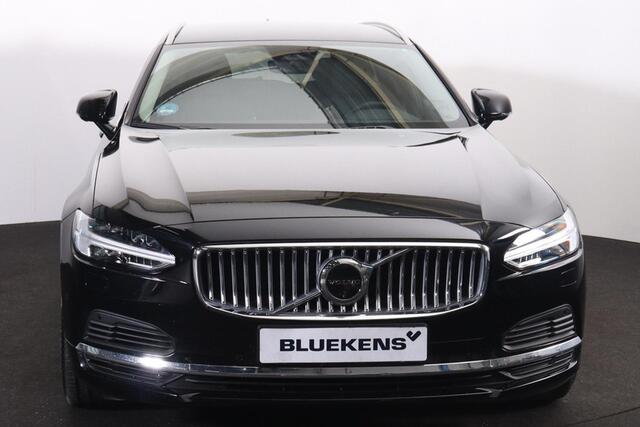Volvo V90 T6 Recharge AWD Plus Bright - Luchtvering - IntelliSafe Assist & Surround - 360º Camera - Harman/Kardon audio - Adaptieve LED koplampen - Verwarmde voorstoelen, stuur & achterbank - Parkeersensoren voor & achter - Elektr. bedienb. voorstoelen met geheugen