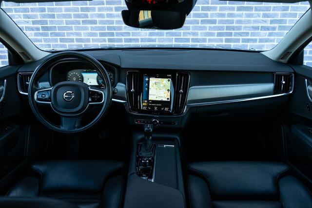 Volvo V90 T4 Geartronic Momentum | Adaptieve Cruise | Navi | Stoel-/Stuurverwarming | Lederen Bekleding | Elek. Achterklep | BLIS | Park Assist | Memory | LED | Standkachel