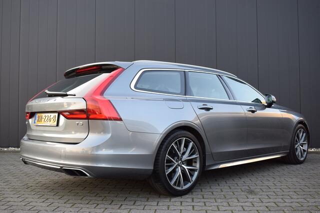 Volvo V90 2.0 T5 Automaat Momentum LED | Zwart Leder | Carplay | Camera | Trekhaak | Dealer Onderhouden!!
