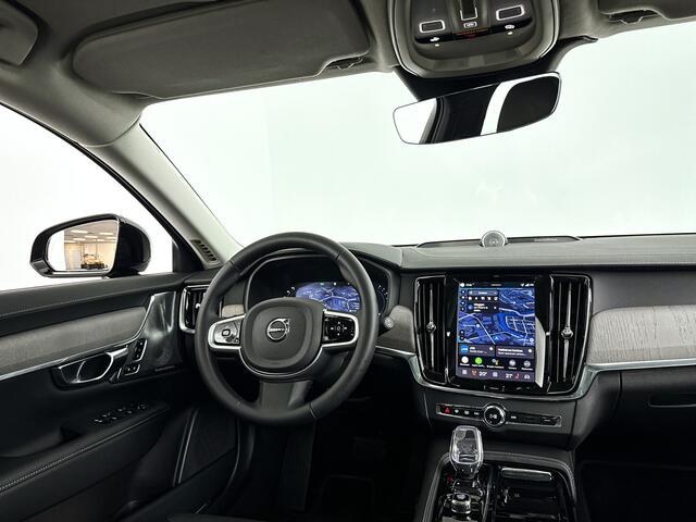 Volvo V90 T8 Plug-in hybrid AWD Ultra Dark | Panoramadak | 360° camera | Bowers & Wilkins | Luchtvering | Stoelventilatie | Stoel- en Stuurverwarming | Trekhaak