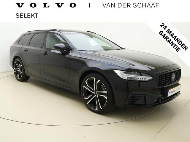 Volvo V90 T8 455pk AWD R-Design / Luchtvering / Bowers&Wilkins Audio / Gelaagd glas / 360 Camera / 20'' / Head-Up / Trekhaak / Black Pack / Full-LED / Lederen Dashboard /