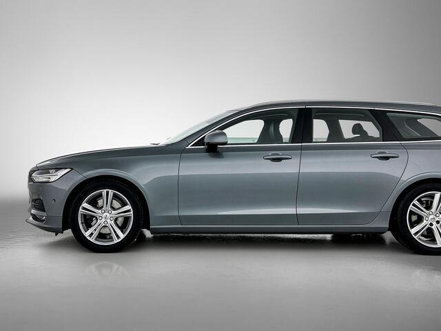 Volvo V90 D4 190PK Automaat Luxury / Navigatie / Adap-cruise / park-assist / Memory sportseats / leder int. / Trekhaak / 18" Lmv / Apk 04-2026