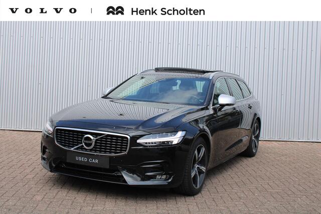 Volvo V90 T4 Automaat Business Sport | Panoramadak | Verwarmbare voorstoelen, achterbank en stuurwiel | Keyless Entry | Premium audio by Harman Kardon incl CD | Standkachel | Achteruitrijcamera | Zonnescherm in zijruiten | DAB Ontvanger | Apple Carplay/Andriod auto
