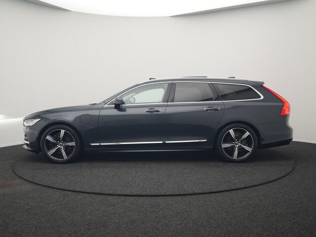 Volvo V90 T8 AWD Inscription Plug In Hybrid 394pk Dealer O.H PHEV | Trekhaak af Fabriek | Panodak | Adaptive Cruise | Luxe Lederen Sportstoelen Memory | Pilot Assist | Camera | 19 "L.M | Apple Carplay |