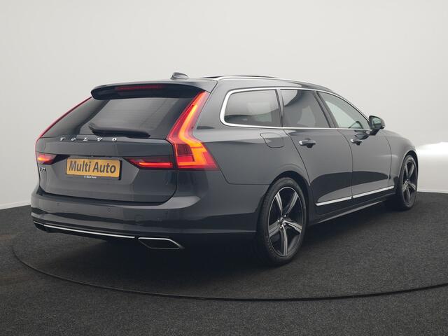 Volvo V90 T8 AWD Inscription Plug In Hybrid 394pk Dealer O.H PHEV | Trekhaak af Fabriek | Panodak | Adaptive Cruise | Luxe Lederen Sportstoelen Memory | Pilot Assist | Camera | 19 "L.M | Apple Carplay |