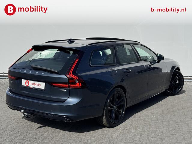 Volvo V90 2.0 T8 Plug-in hybrid AWD Ultra Dark Trekhaak 2100kg Panoramadak | Head-Up | Bowers&Wilkins | 360 Camera | Stoelventilatie/Verwarming