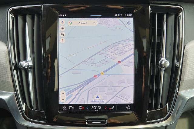 Volvo V90 T6 Recharge AWD Plus Dark - Panorama/schuifdak - IntelliSafe Assist & Surround - 360º Camera - Harman Kardon audio - Verwarmde voorstoelen, stuur & achterbank - Parkeersensoren voor & achter - Elektr. bedienb. voorstoelen met geheugen - Head up display - 