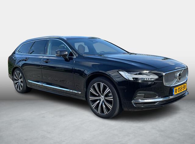 Volvo V90 2.0 T6 Plug-in hybrid AWD Ultimate Bright | PHEV | 360 Graden Camera | Stoelventilatie | Stoelverwarming | Nappaleder | Panoramadak | Cruise Control Adaptief | BLIS | Navigatie | Apple Carplay | Android Auto | Elektrische Achterklep | Elektrisch Verstelba