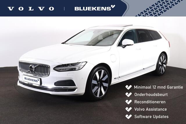 Volvo V90 T6 Recharge AWD Plus Bright - Panorama/schuifdak - IntelliSafe Assist & Surround - 360º Camera - Bowers & Wilkins audio - Adaptieve LED koplampen - Verwarmde voorstoelen, stuur & achterbank - Parkeersensoren voor & achter - Elektr. bedienb. voorstoelen me