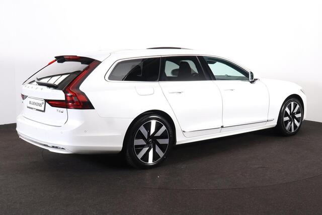 Volvo V90 T6 Recharge AWD Plus Bright - Panorama/schuifdak - IntelliSafe Assist & Surround - 360º Camera - Bowers & Wilkins audio - Adaptieve LED koplampen - Verwarmde voorstoelen, stuur & achterbank - Parkeersensoren voor & achter - Elektr. bedienb. voorstoelen me