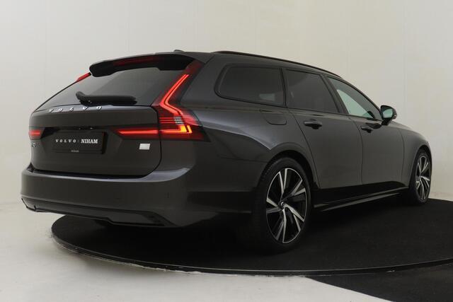 Volvo V90 T6 PLUG-IN HYBRID AWD PLUS DARK *LONG RANGE!* -HARMAN/KARDON|CAMERA|KINDERZITJES|PRIVACY.GLAS|TREKHAAK|WOOL.BLEND|GOOGLE|SoH:100%