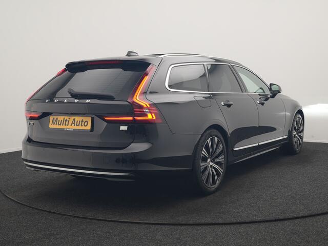 Volvo V90 T6 AWD Inscription PHEV 350pk Dealer O.H | Panodak | Adaptive Cruise | Camera | Harman / Kardon | Lederen Sportstoelen Memory & Verwarmd | Apple Carplay | BLIS | Keyless | Pilot Assist | Google Assistant & Maps | Virtual | Navigatie | DAB | 19"L.M | Plug 