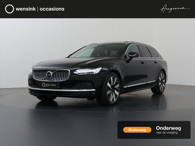 Volvo V90 2.0 T6 Plug-in hybrid AWD Plus Bright | Panoramadak | Trekhaak | Full Led Koplapen| Camera | Verwarmde achterbank | Apple CarPlay/Android Auto | Harman/Kardon Audio | Comfortstoelen | Adaptieve Cruise Control | DAB | Ele. verstelbare stoelen + Geheugen |